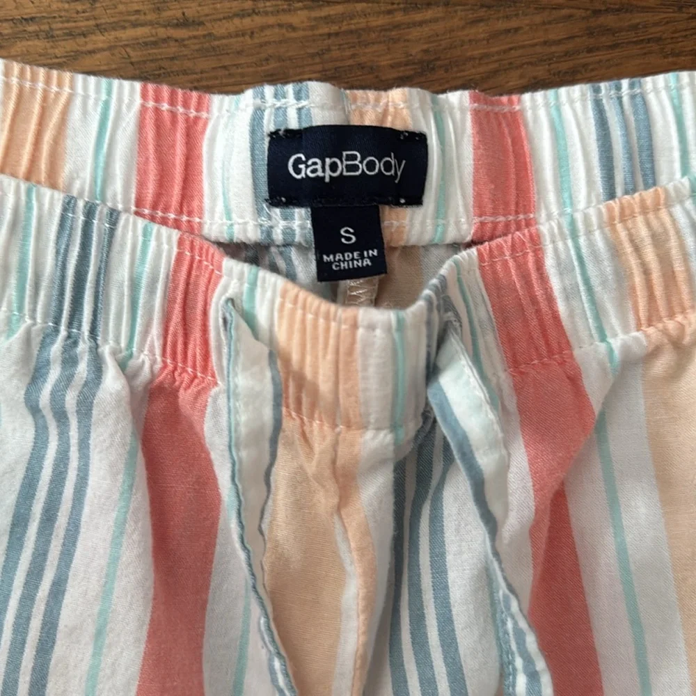 😴GAP Body multi-striped poplin pj bottoms. Size S. - Picture 3 of 7